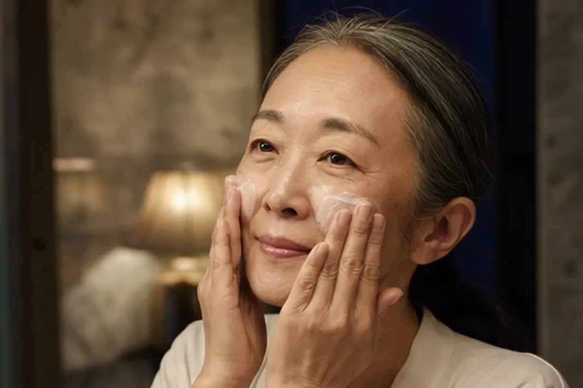 Redaktioneller Beauty-Moment zur Ausgangslage bei Gesichtsmaske für trockene Haut