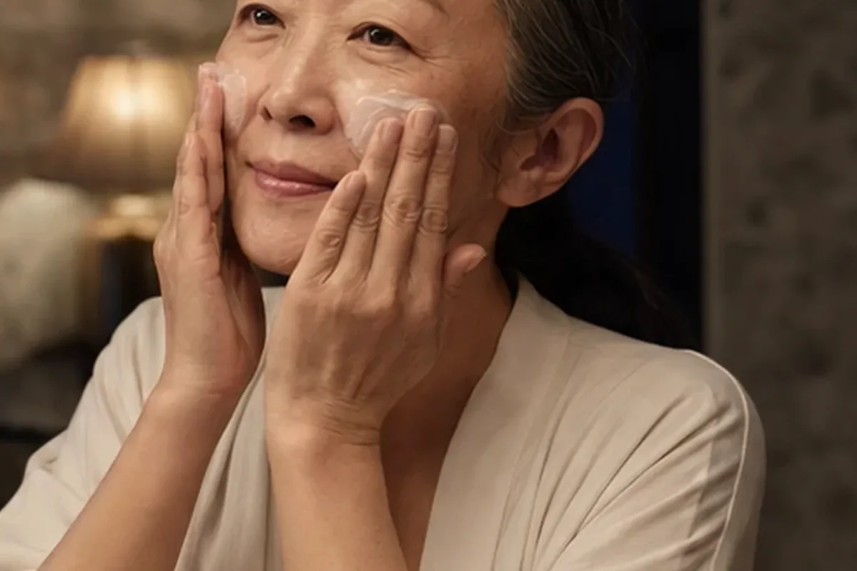 Authentische Beauty-Routine passend zum Thema Reinigungsöl bei ersten Fältchen