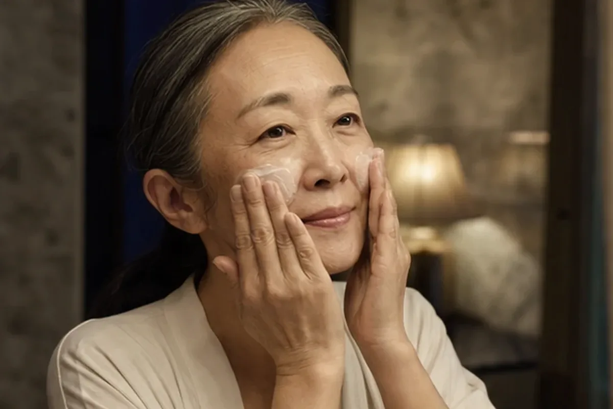 Authentische Beauty-Routine passend zum Thema Reinigungsöl bei ersten Fältchen