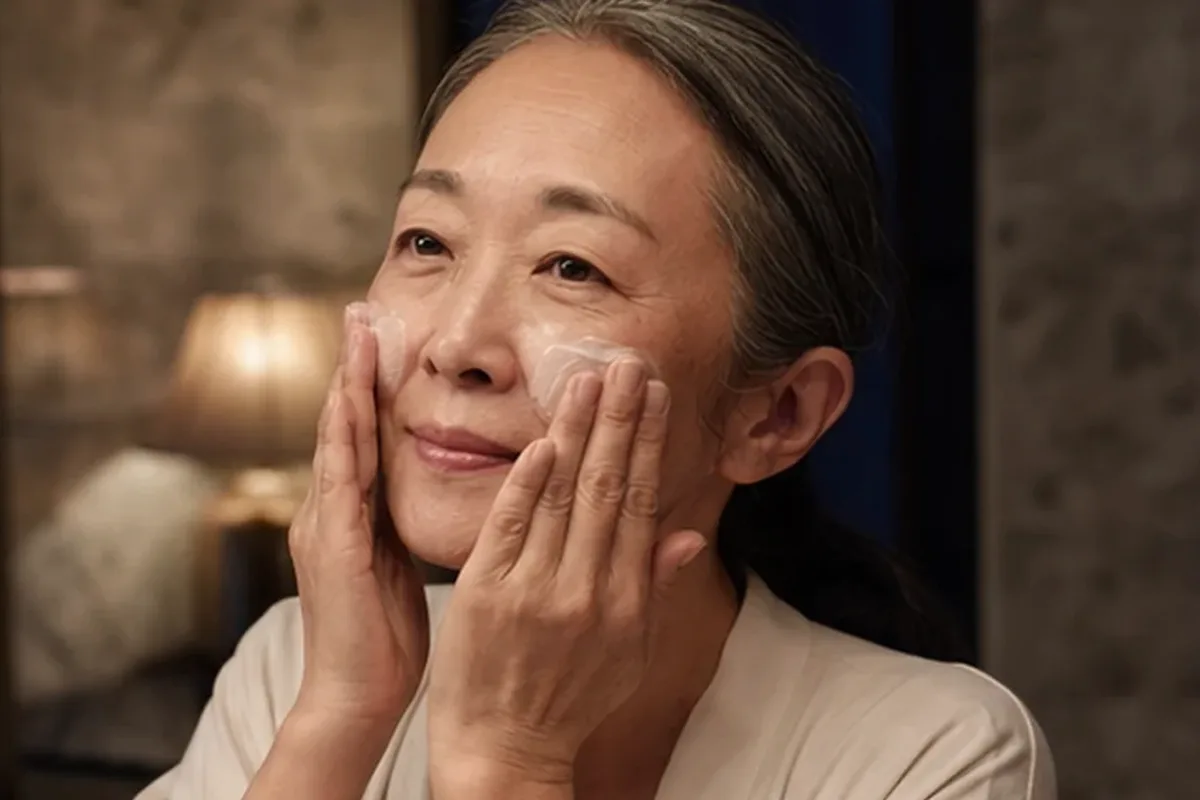 Authentische Beauty-Routine passend zum Thema Feuchtigkeitsserum bei ersten Fältchen