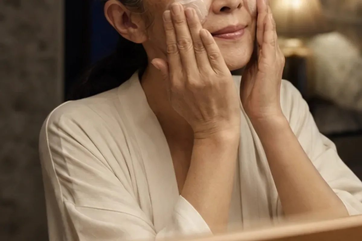 Authentischer Wohlfühlmoment passend zum Beauty-Thema Reinigungsöl bei Rötungen
