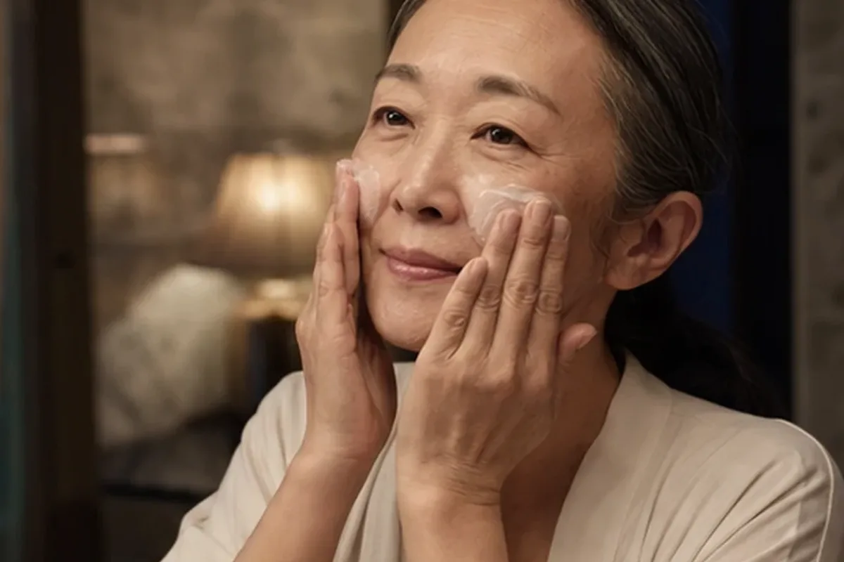 Emotionaler und authentischer Anwendungsmoment rund um Retinol-Serum für unreine Haut