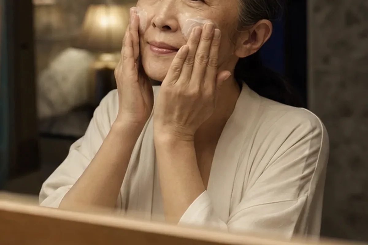 Authentische Beauty-Routine passend zum Thema Anti-Aging-Routine für empfindliche Haut