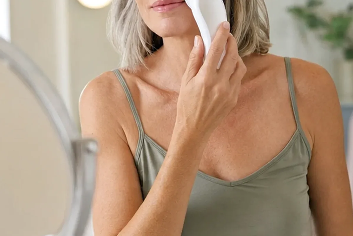 Redaktioneller Beauty-Moment zur Ausgangslage bei Mikrostrom-Gerät für Anfänger