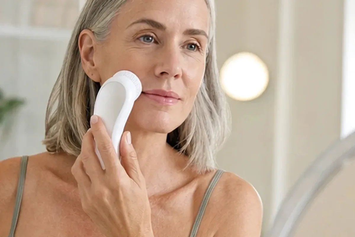 Redaktioneller Beauty-Moment zur Ausgangslage bei LED-Gesichtsmaske für empfindliche Haut
