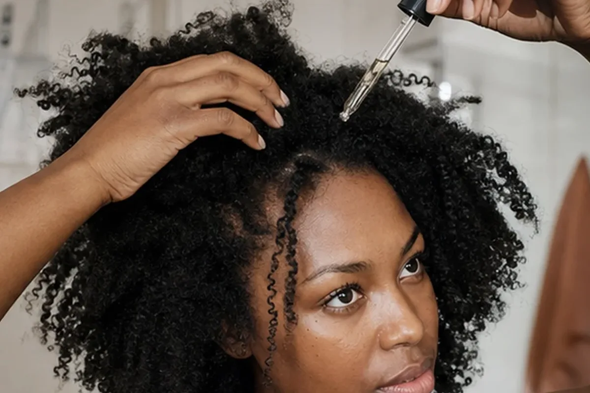 Redaktioneller Beauty-Moment zur Ausgangslage bei Lockencreme für lockiges Haar