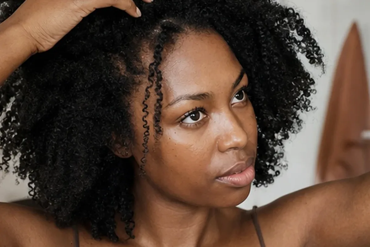 Authentische Beauty-Routine passend zum Thema Silbershampoo für feines Haar