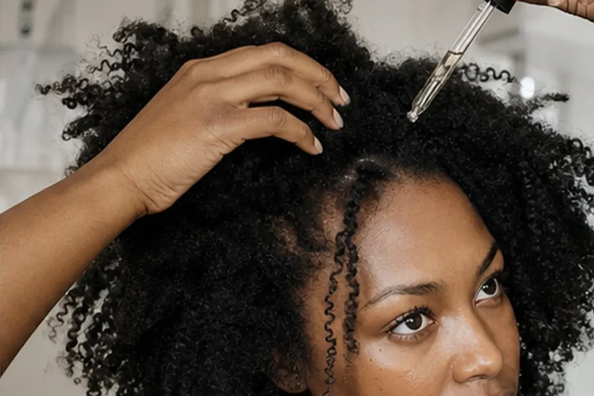 Authentische Beauty-Routine passend zum Thema Haarbürste für strapaziertes Haar