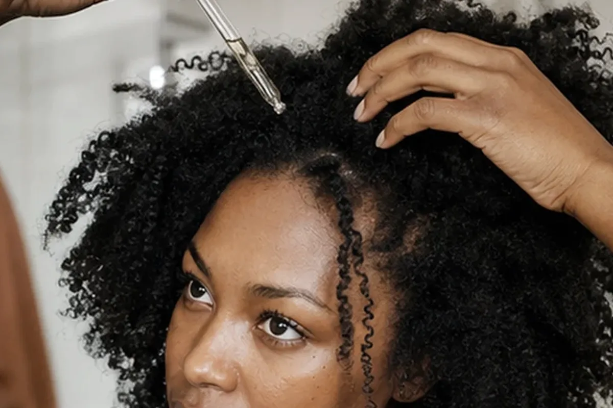 Hochwertige Beauty-Inszenierung zu Auswahlkriterien für Haartrockner für trockenes Haar