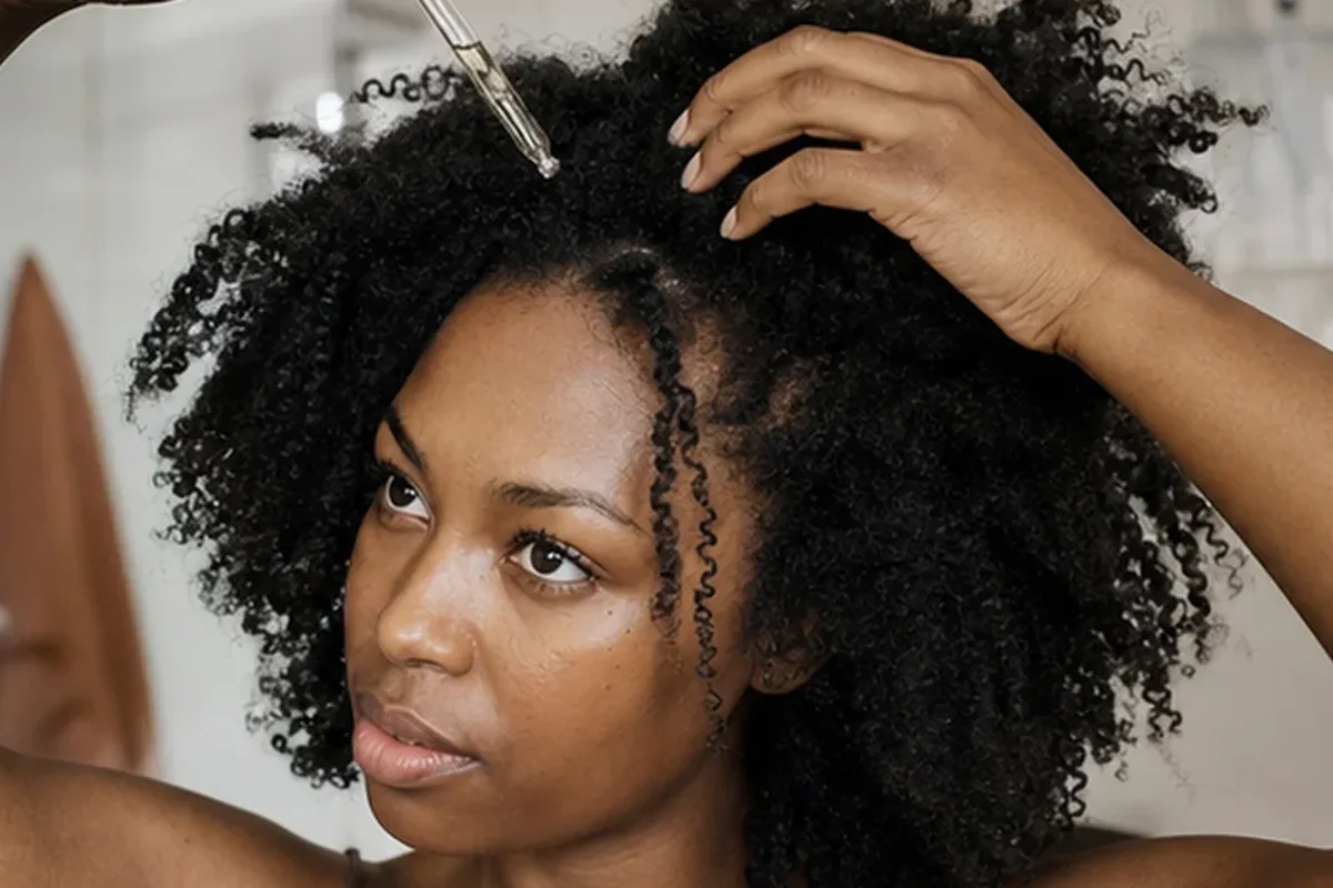 Authentische Beauty-Routine passend zum Thema Conditioner für trockenes Haar