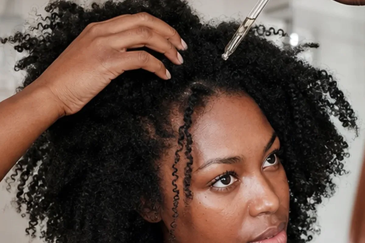 Authentische Beauty-Routine passend zum Thema Leave-in-Pflege bei Frizz
