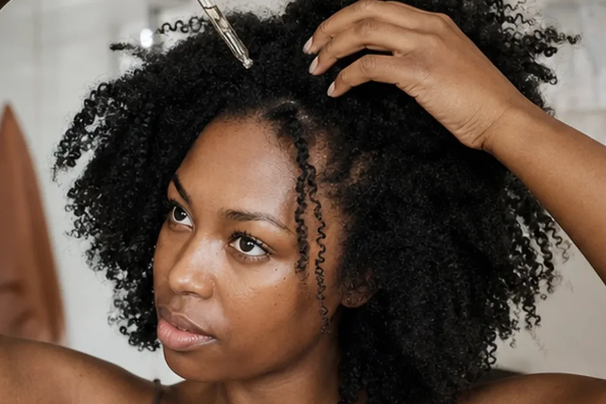 Authentische Beauty-Routine passend zum Thema Haaröl für feines Haar