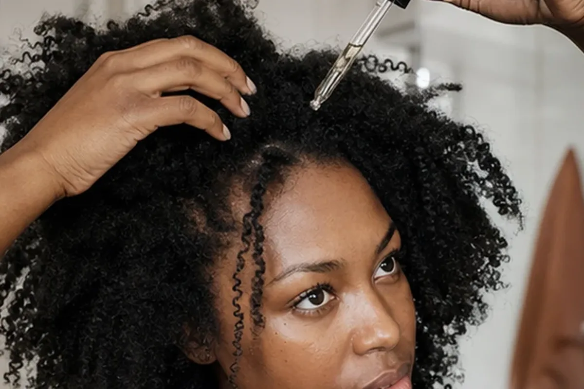 Authentische Beauty-Routine passend zum Thema Hitzeschutz bei Frizz
