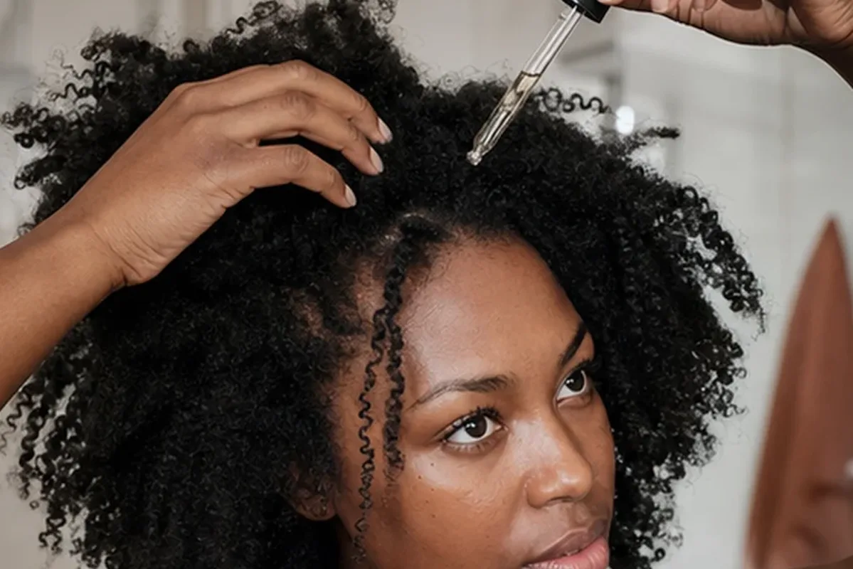 Emotionaler und authentischer Anwendungsmoment rund um Lockengel bei Frizz