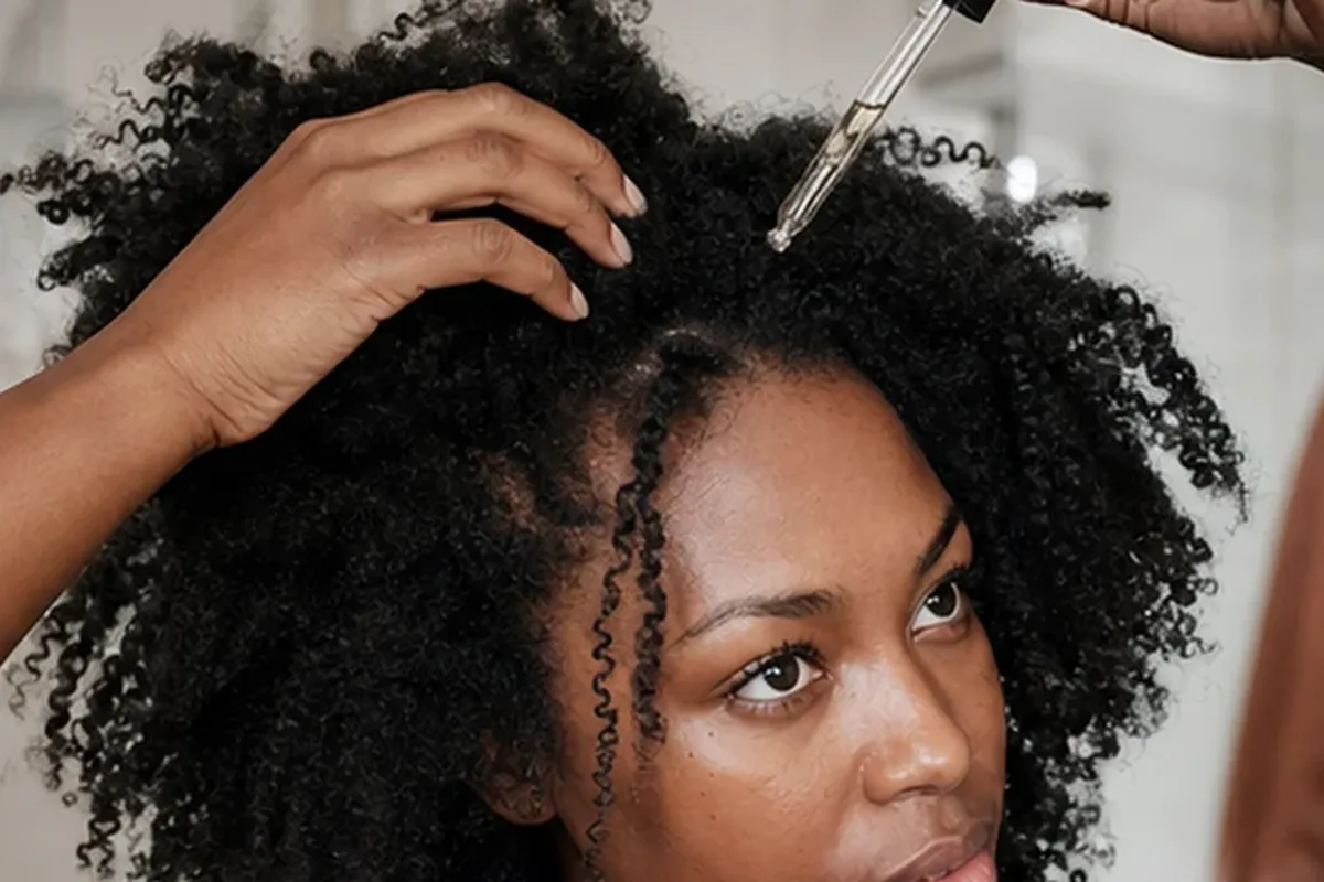 Redaktioneller Beauty-Moment zur Ausgangslage bei Lockengel bei Haarbruch