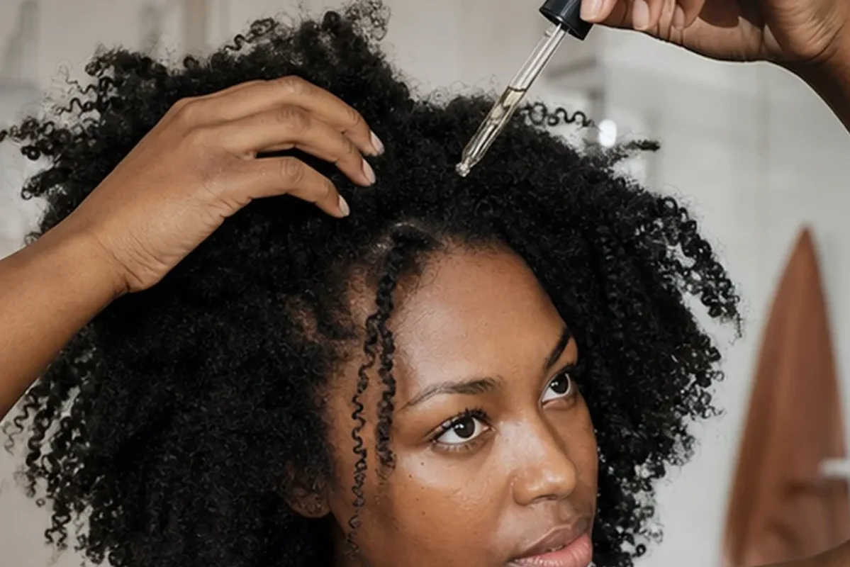 Redaktioneller Beauty-Moment zur Ausgangslage bei Conditioner bei fettigem Ansatz