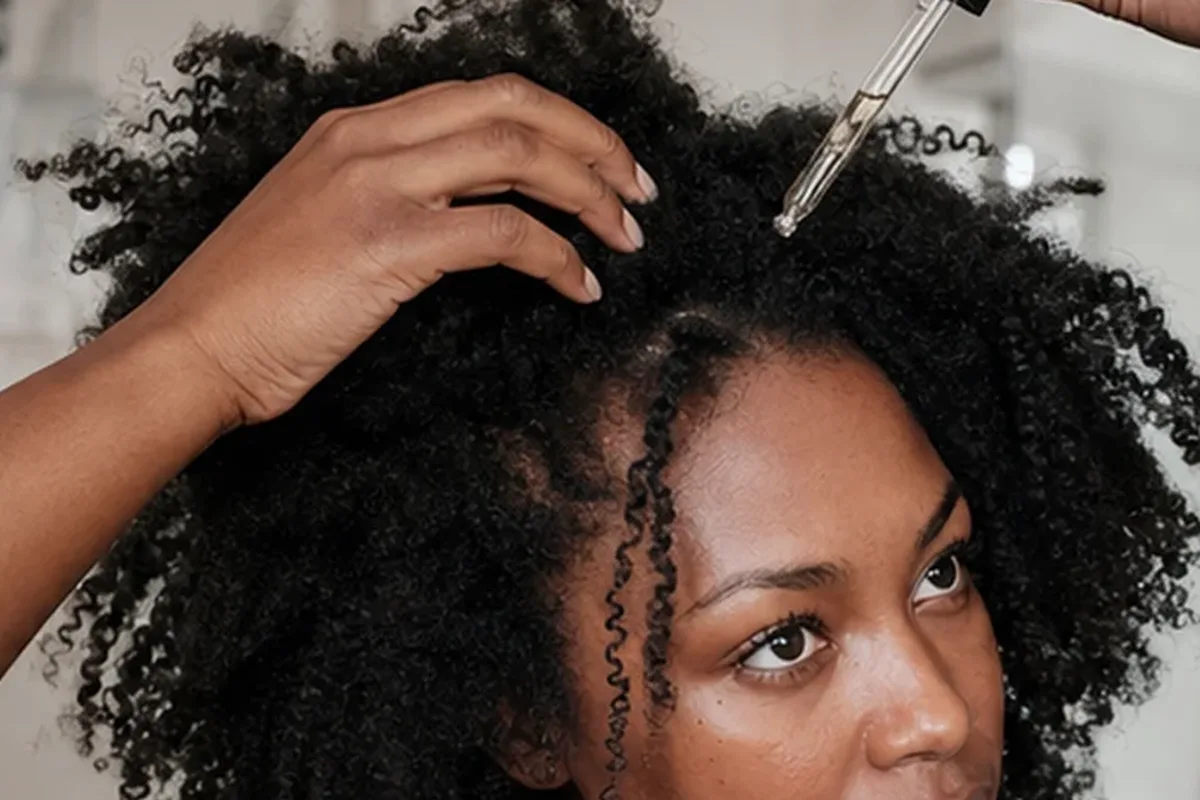 Emotionaler und authentischer Anwendungsmoment rund um Haartrockner bei Frizz