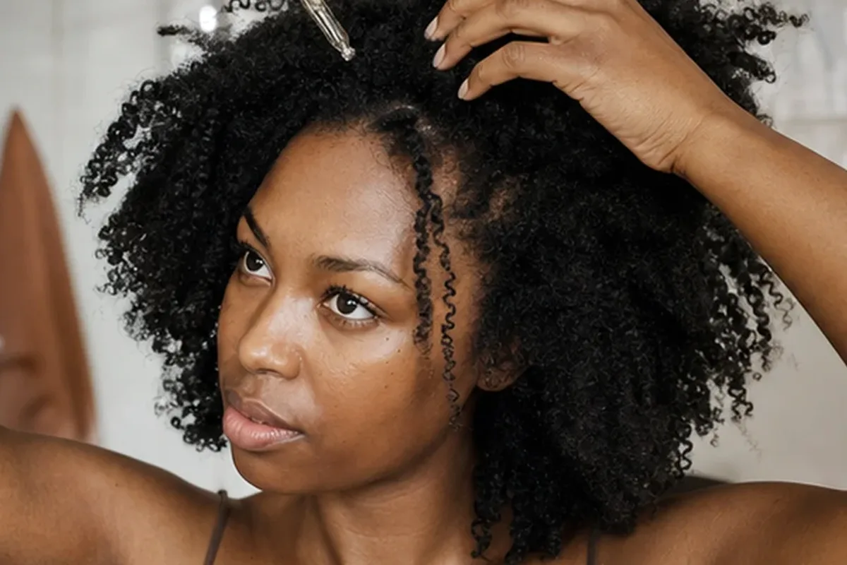 Authentische Beauty-Routine passend zum Thema Haaröl für feines Haar