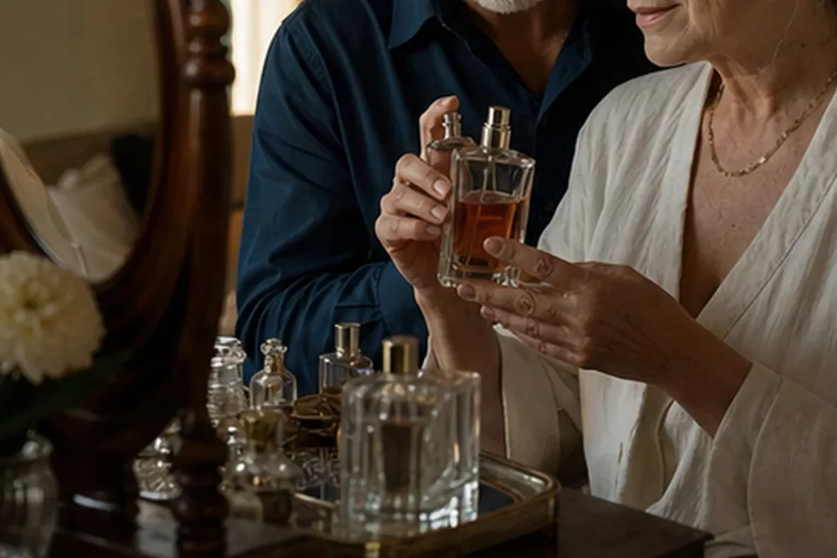 Authentische Beauty-Routine passend zum Thema Rosenduft bei kaltem Wetter