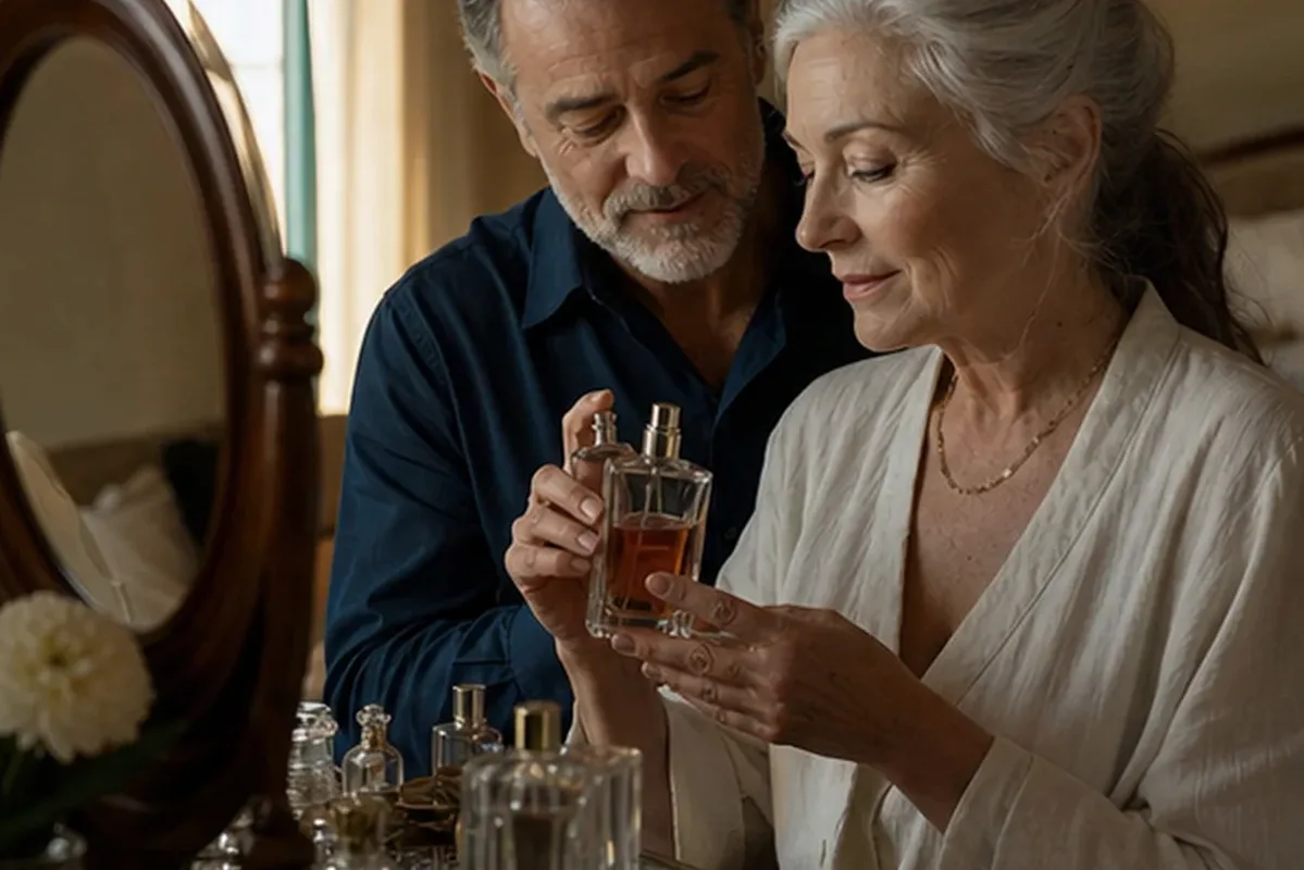 Emotionaler und authentischer Anwendungsmoment rund um Eau de Parfum für sensible Nasen