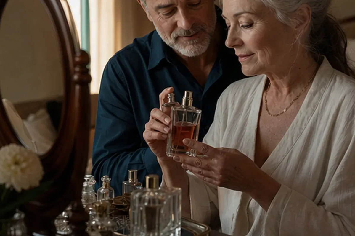 Emotionaler und authentischer Anwendungsmoment rund um Eau de Toilette mit langer Haltbarkeit