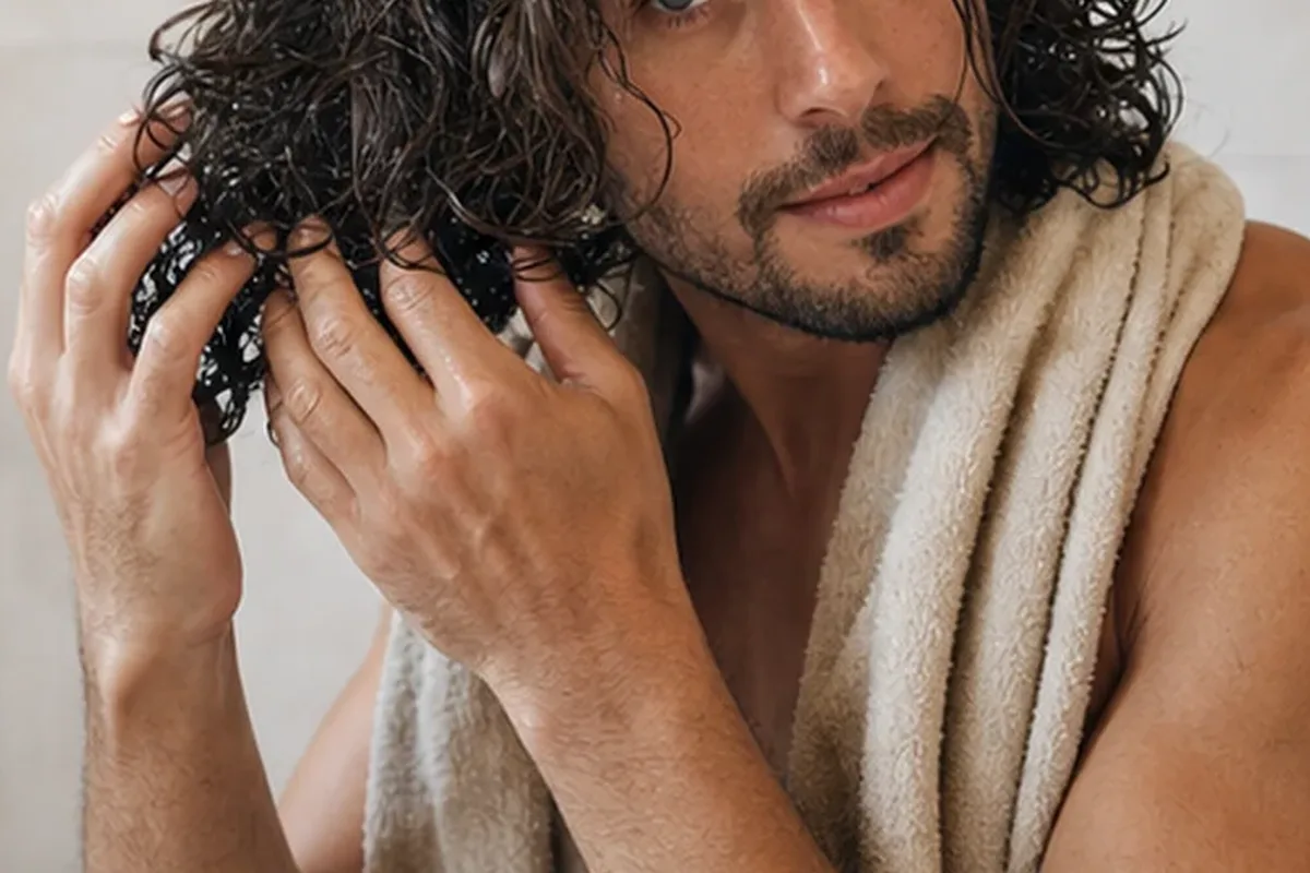 Authentische Beauty-Routine passend zum Thema Lockengel für trockenes Haar