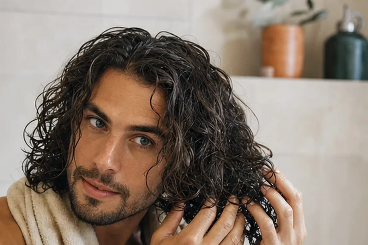 Emotionaler und authentischer Anwendungsmoment rund um Haartrockner für empfindliche Kopfhaut