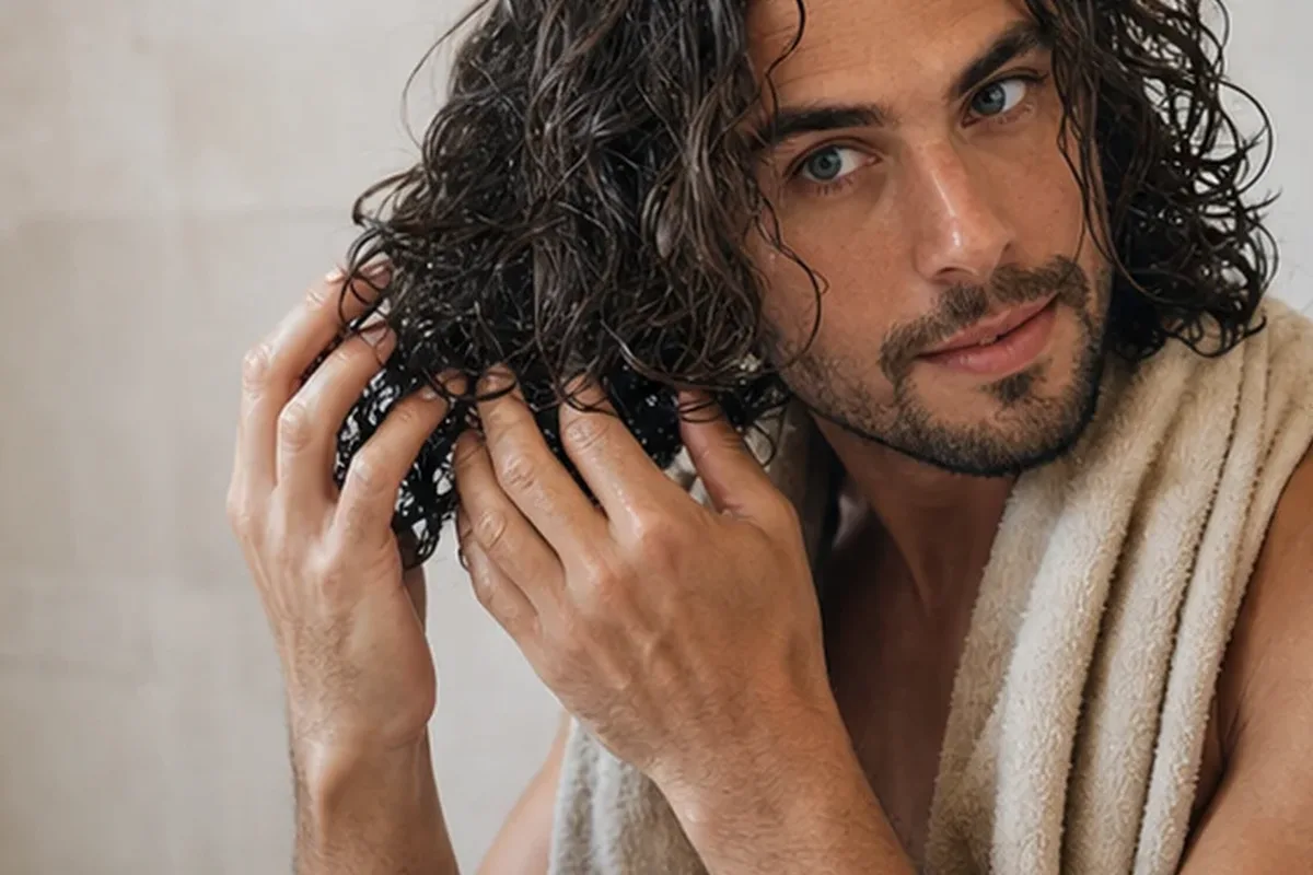 Authentische Beauty-Routine passend zum Thema Haarbürste bei Haarbruch