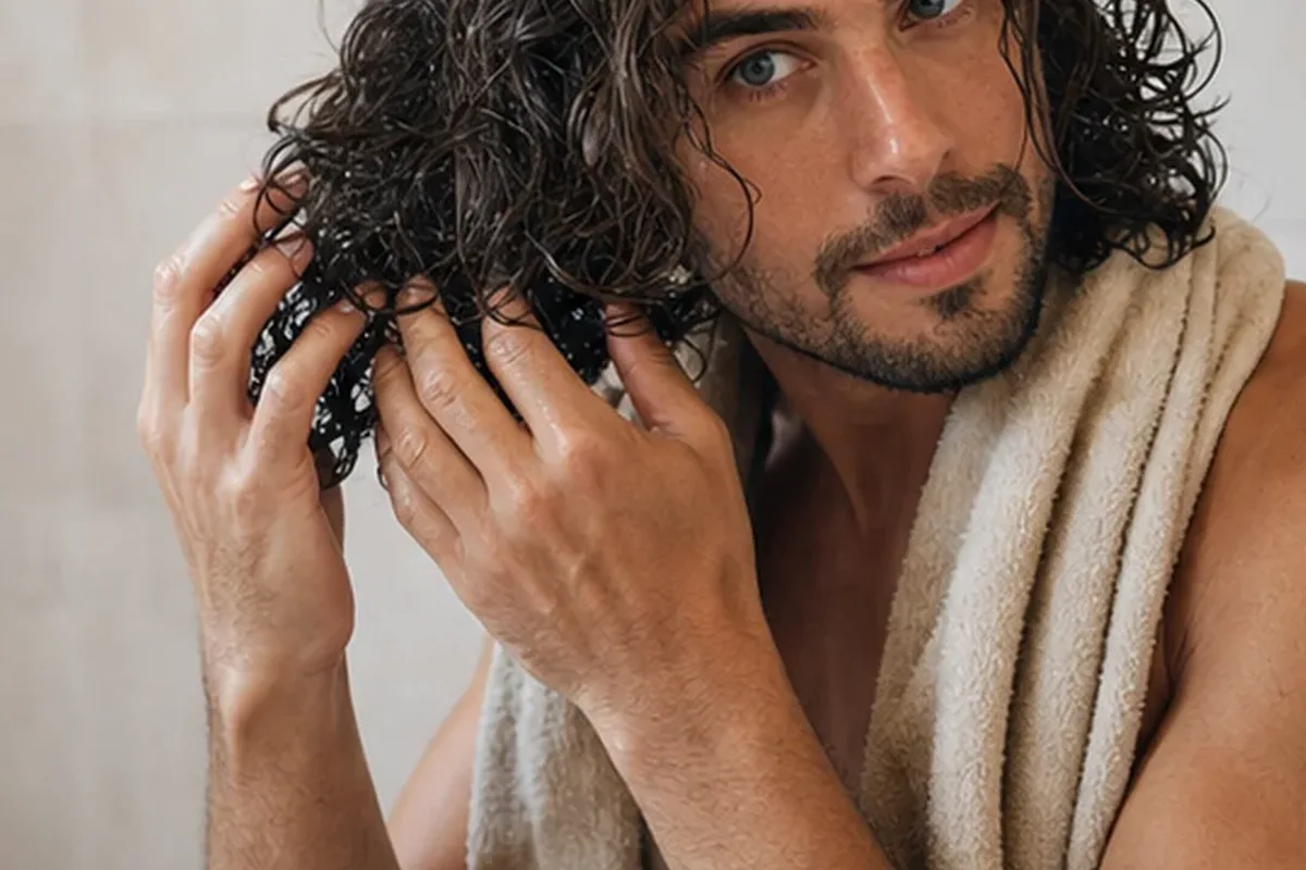 Authentische Beauty-Routine passend zum Thema Haartrockner bei fettigem Ansatz