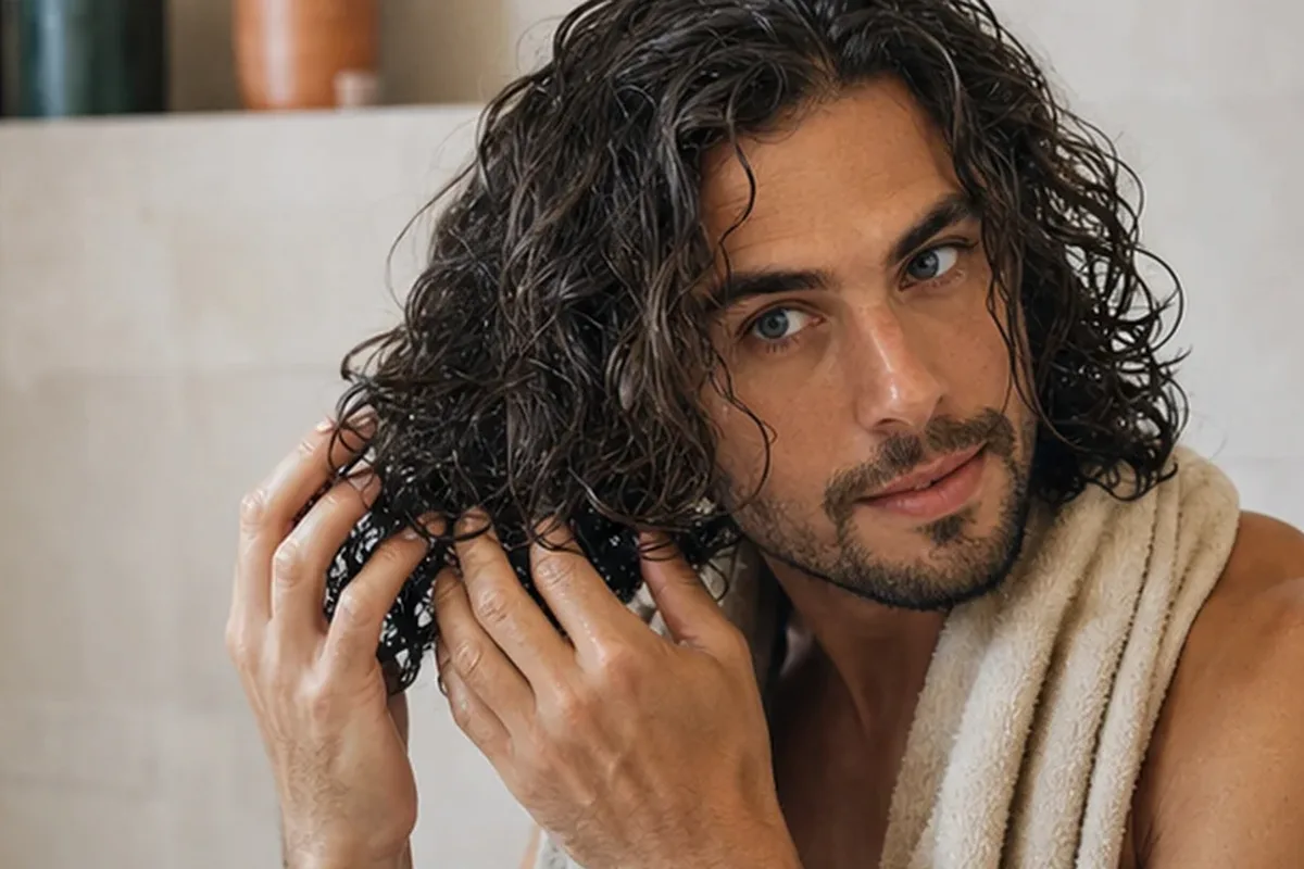 Authentische Beauty-Routine passend zum Thema Kopfhautserum für feines Haar