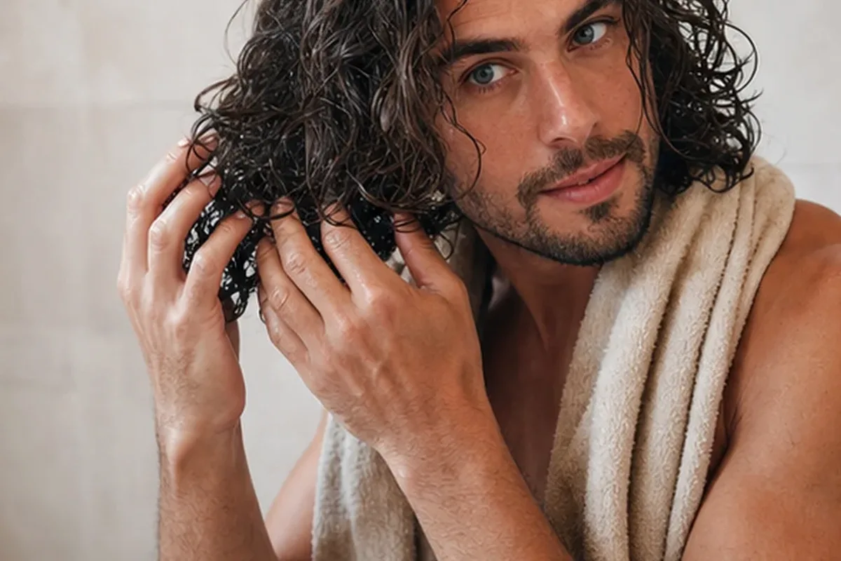 Authentische Beauty-Routine passend zum Thema Volumenspray für lockiges Haar