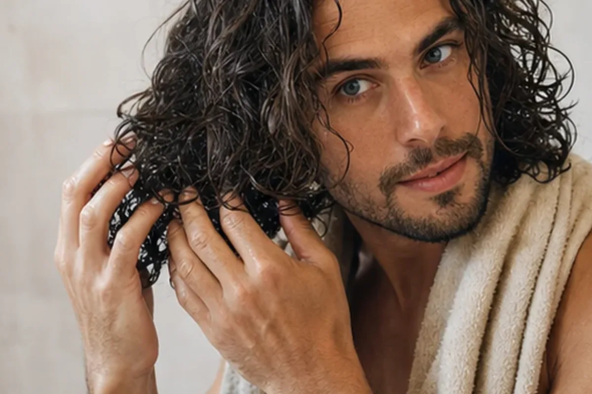 Authentische Beauty-Routine passend zum Thema Mildes Shampoo bei Haarbruch