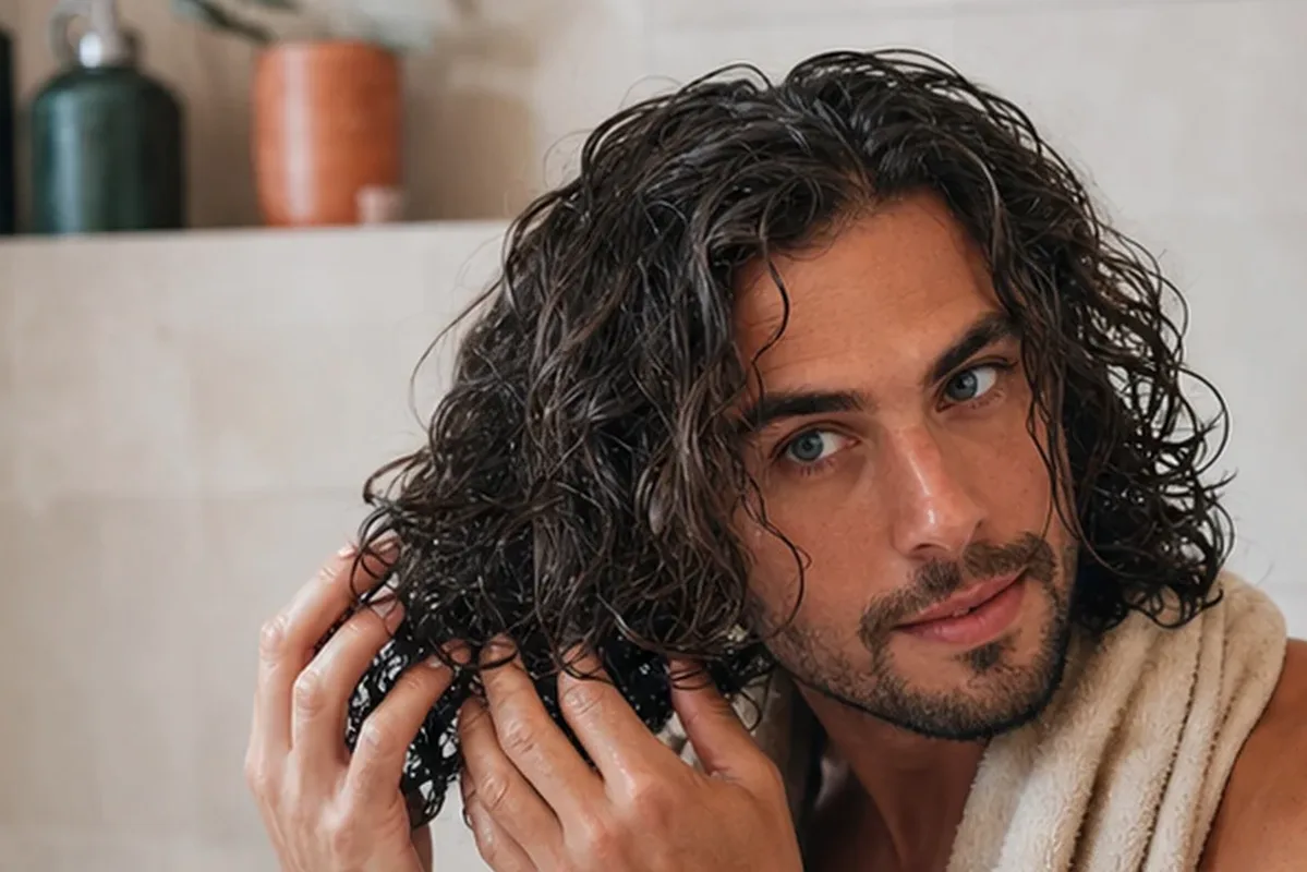Authentische Beauty-Routine passend zum Thema Haaröl bei Haarbruch