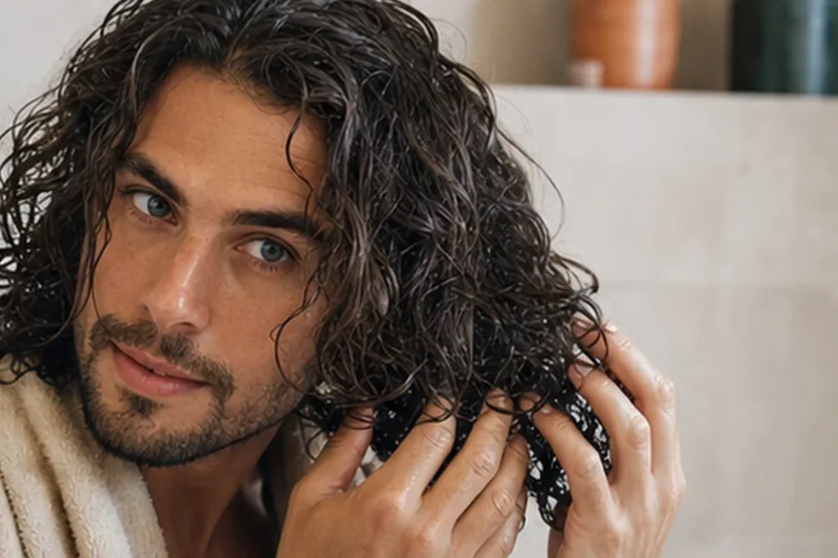 Authentische Beauty-Routine passend zum Thema Volumenspray bei Frizz