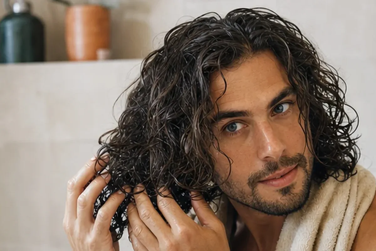 Redaktioneller Beauty-Moment zur Ausgangslage bei Tiefenreinigungsshampoo für trockenes Haar