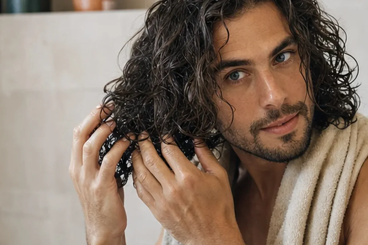 Authentische Beauty-Routine passend zum Thema Kopfhautserum für strapaziertes Haar