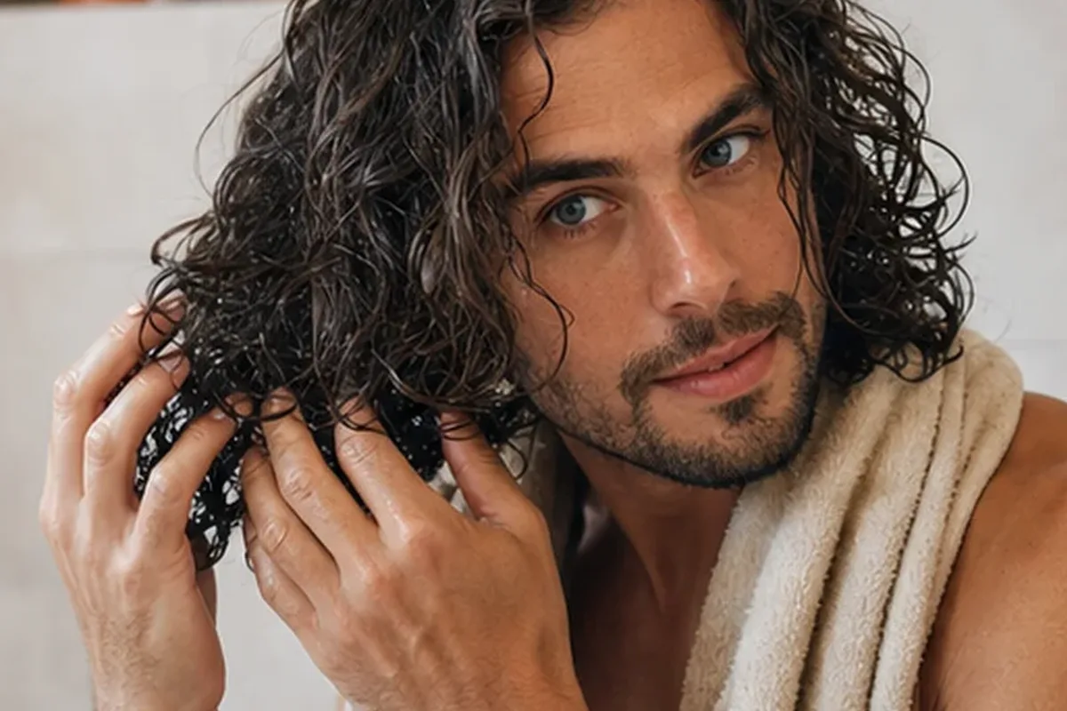 Redaktioneller Beauty-Moment zur Ausgangslage bei Anti-Frizz-Pflege für empfindliche Kopfhaut
