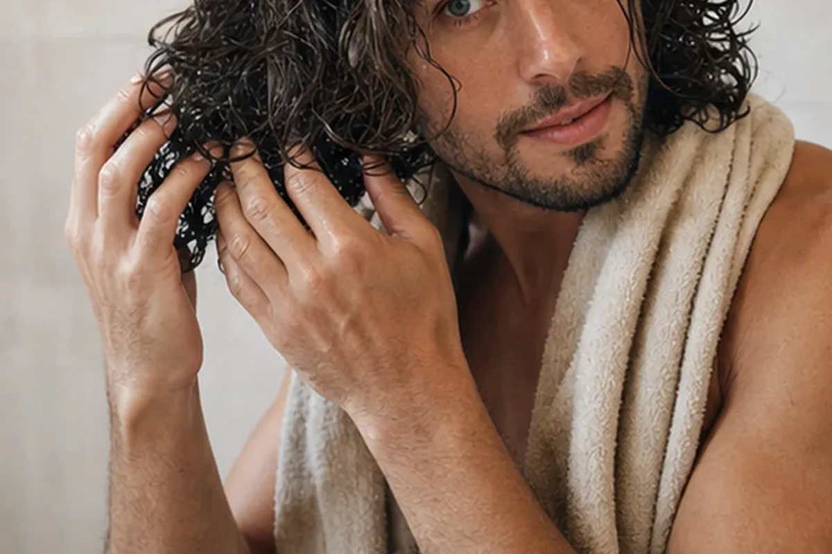 Authentische Beauty-Routine passend zum Thema Haartrockner bei fettigem Ansatz