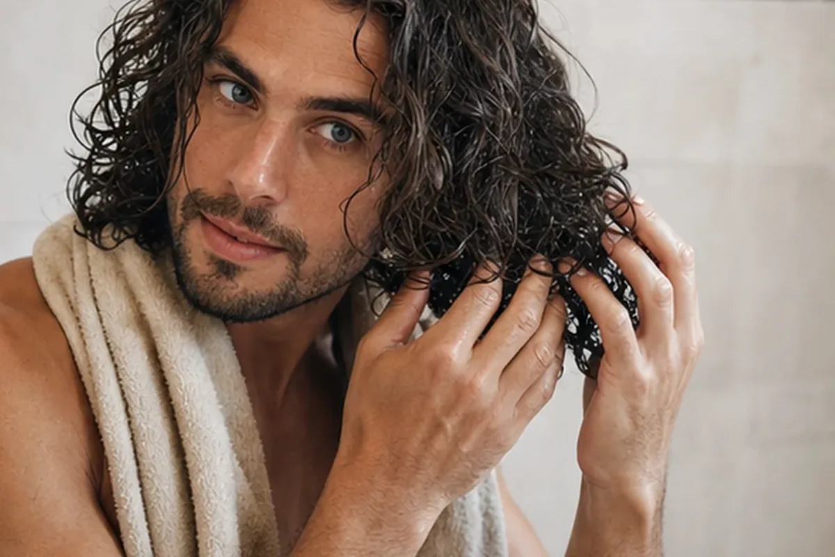 Redaktioneller Beauty-Moment zur Ausgangslage bei Haartrockner für trockenes Haar