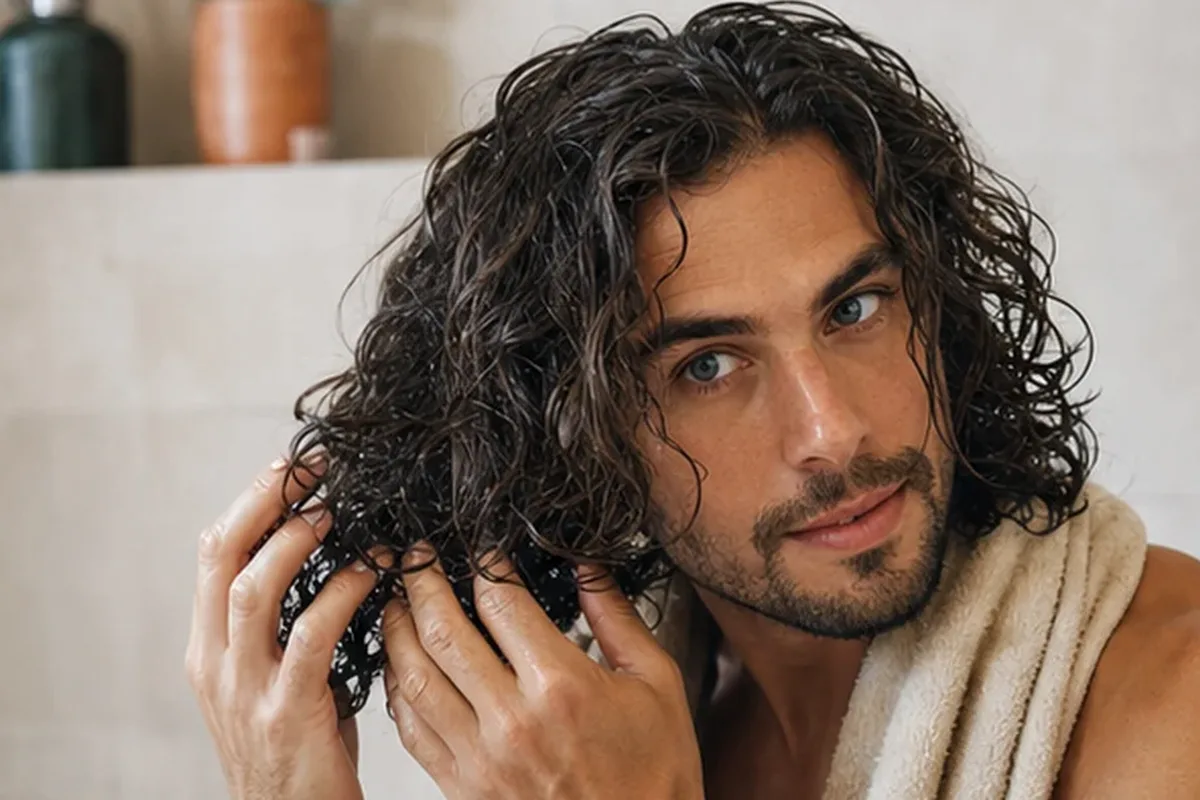 Redaktioneller Beauty-Moment zur Ausgangslage bei Silbershampoo bei fettigem Ansatz
