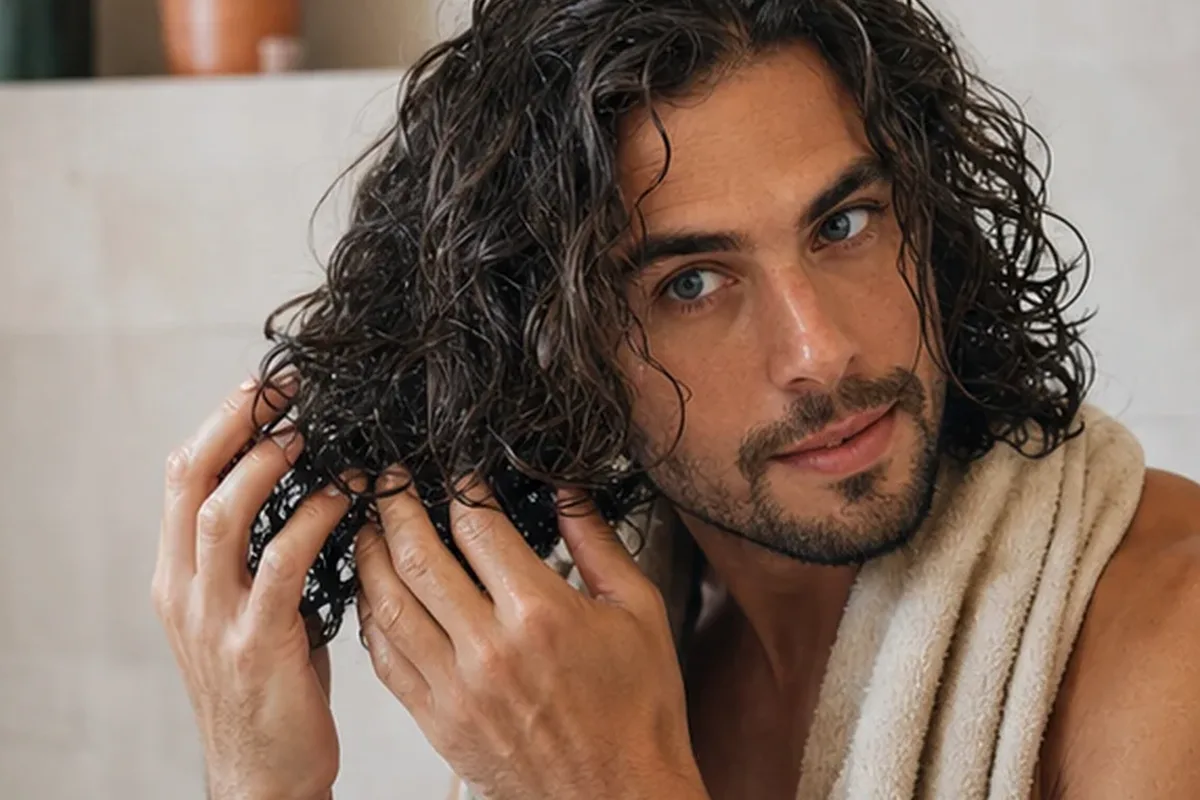 Redaktioneller Beauty-Moment zur Ausgangslage bei Anti-Frizz-Pflege für strapaziertes Haar