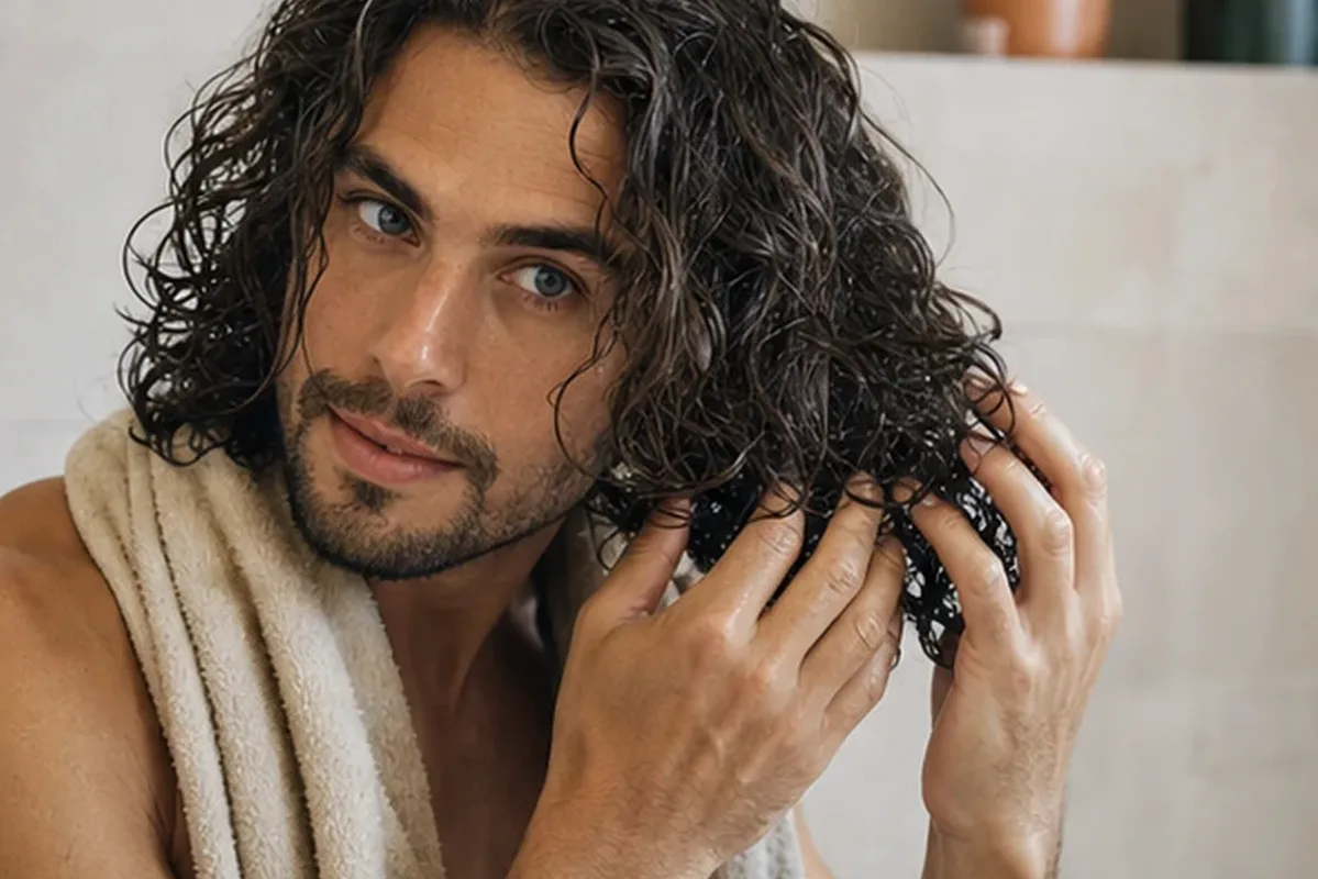Authentische Beauty-Routine passend zum Thema Trockenshampoo für feines Haar