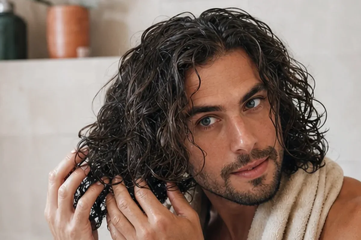 Authentische Beauty-Routine passend zum Thema Conditioner für feines Haar