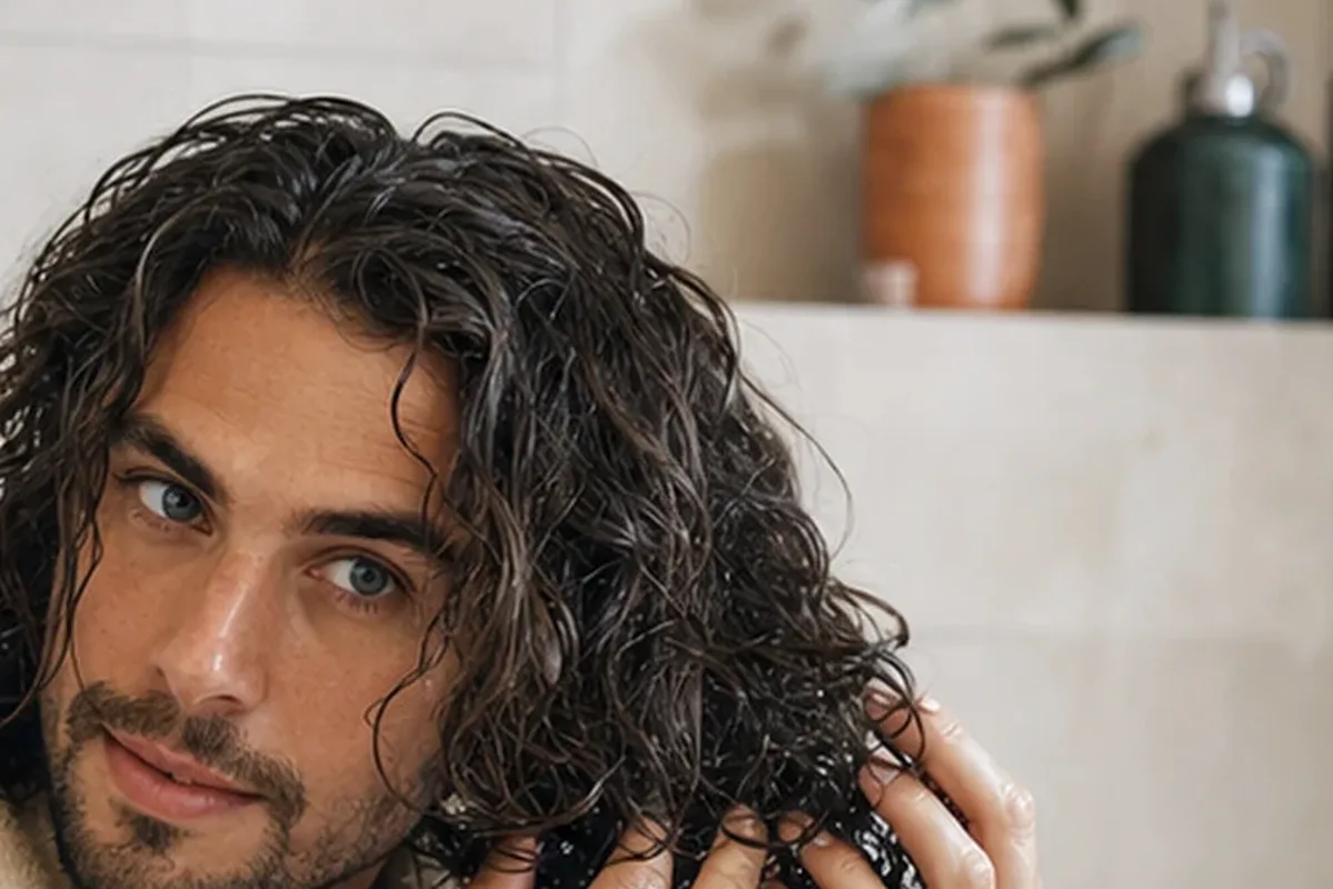 Emotionaler und authentischer Anwendungsmoment rund um Haarbürste für empfindliche Kopfhaut