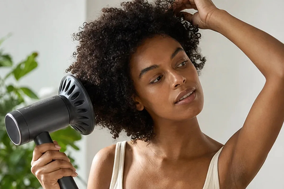 Authentischer Wohlfühlmoment passend zum Beauty-Thema Gesichtssauna bei wenig Zeit