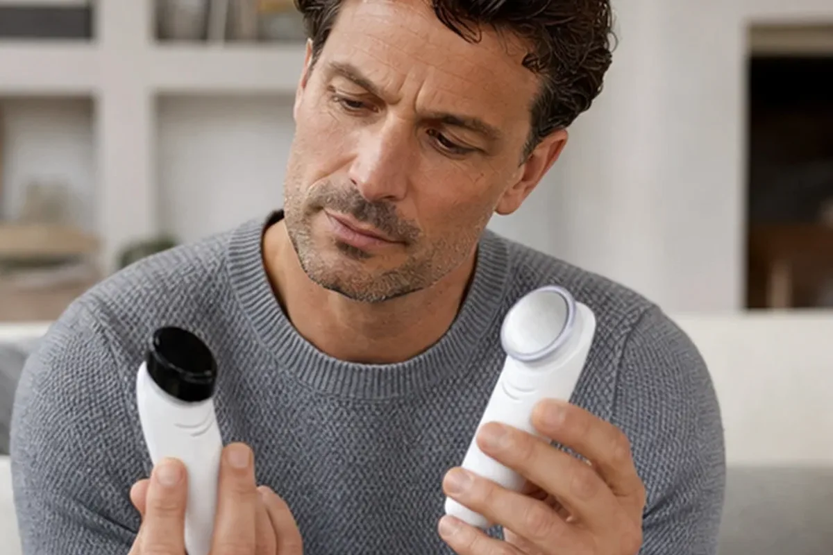 Authentischer Wohlfühlmoment passend zum Beauty-Thema Pediküre-Gerät bei wenig Zeit