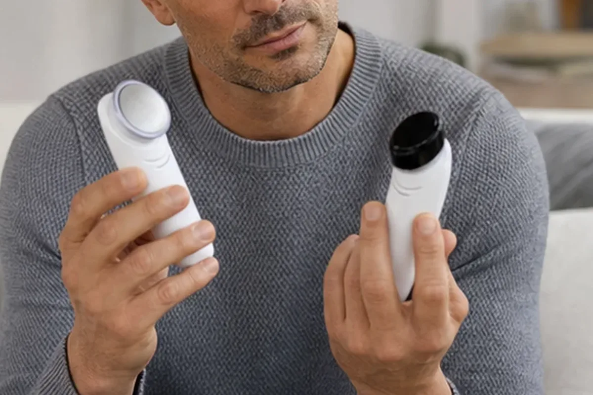 Authentische Beauty-Routine passend zum Thema Mikrostrom-Gerät mit Premium-Anspruch