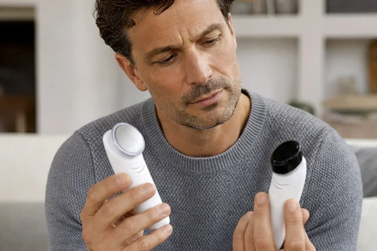 Authentischer Wohlfühlmoment passend zum Beauty-Thema Warmluftbürste bei kleinem Budget