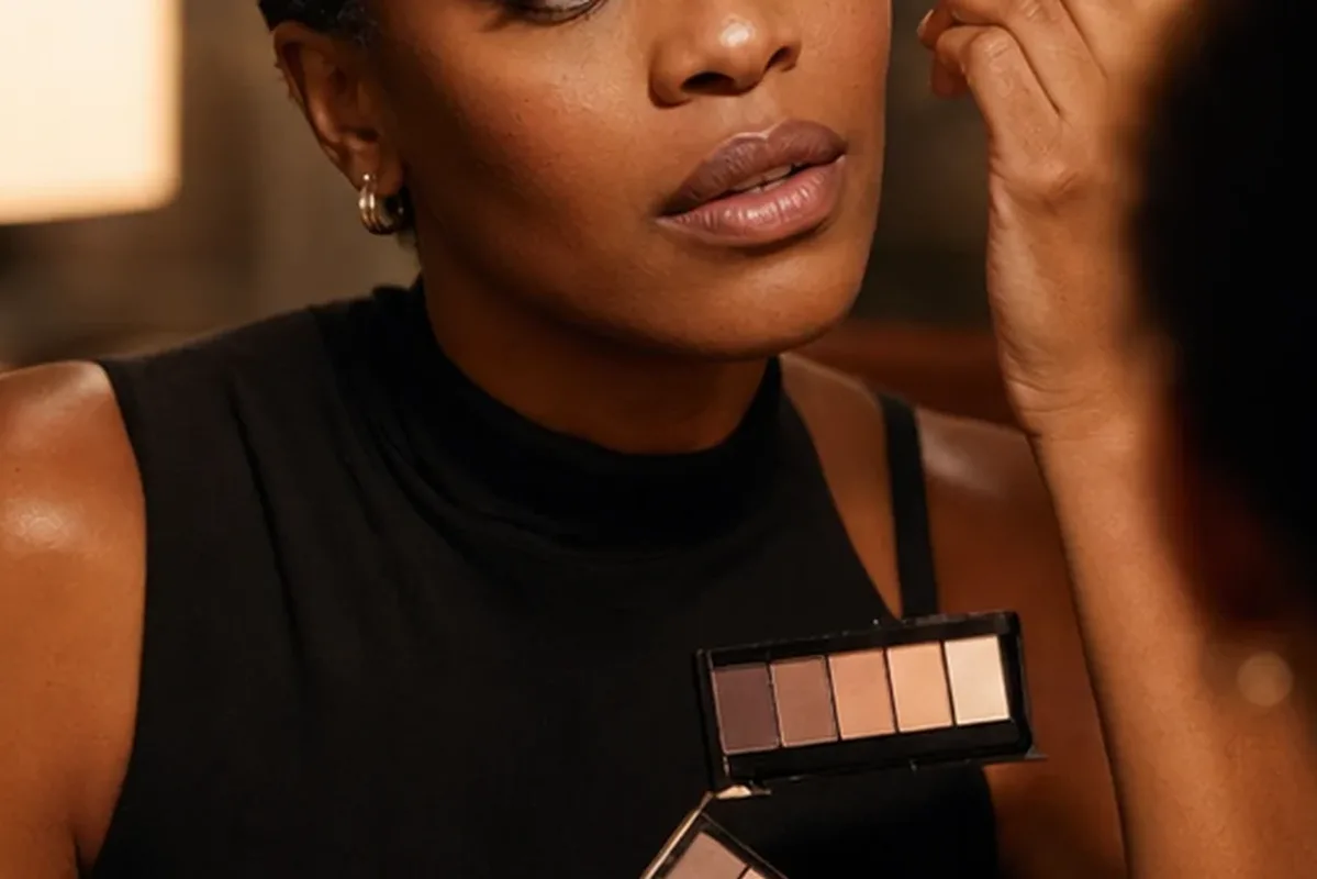 Authentische Beauty-Routine passend zum Thema Highlighter für empfindliche Haut