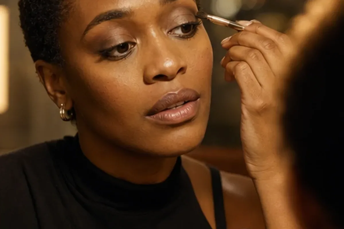 Redaktioneller Beauty-Moment zur Ausgangslage bei Puder bei großen Poren